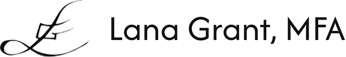 Artistic logo with cursive initials